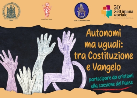 22 aprile 2024: Convegno "Autonomi ma uguali: tra Costituzione e Vangelo"
