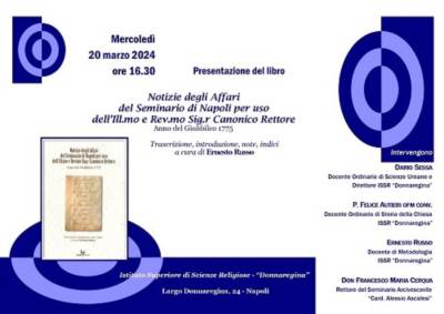 Presentazione del libro del prof. Ernesto Russo